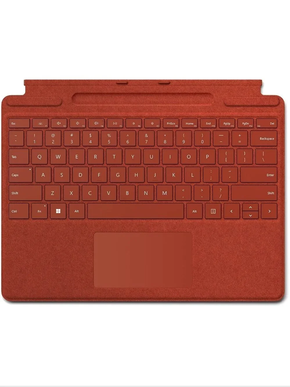 Microsoft Surface Pro Signature Keyboard Poppy Red Alcantara Pro 8 9 X